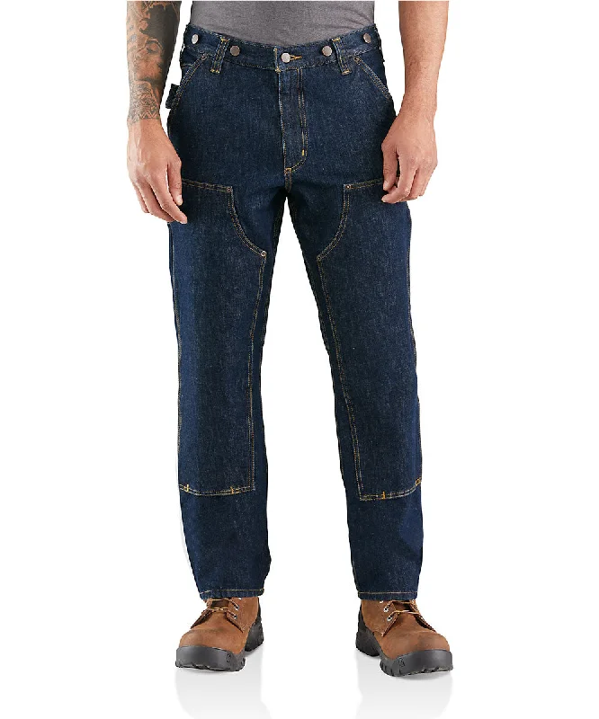 Online Deal Carhartt Men's Rugged Flex Relaxed Fit Double Front Utility Logger Jeans