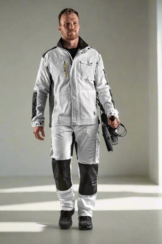 Holiday Sale CXS STRETCH, BRIGHT WHITE-BLACK, MEN´S WORK PANTS