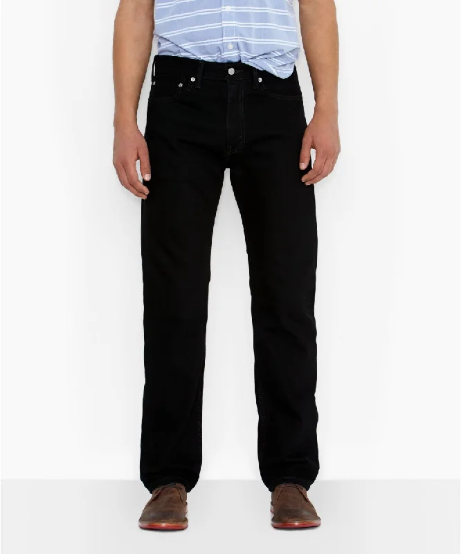 Holiday Sale Levi’s Men's 505 Regular Fit Jeans - Black