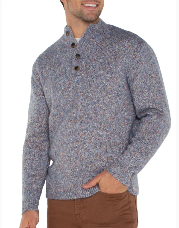 Today's Special LIVERPOOL MOCKNECK BUTTON SWEATER