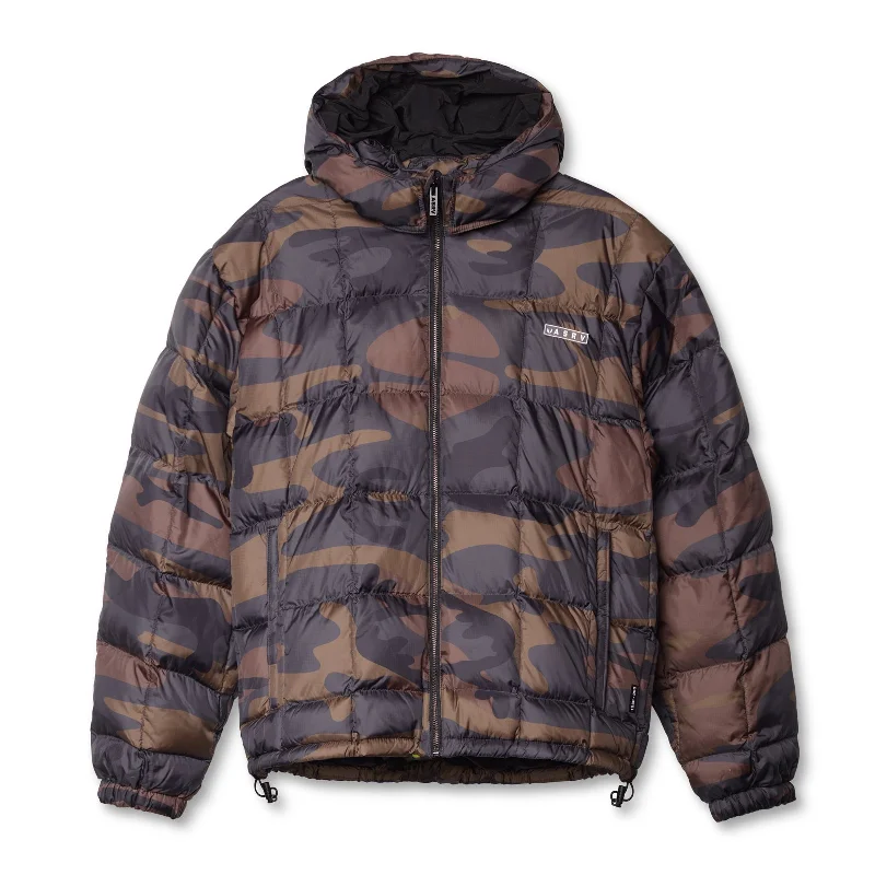 Unmissable Offer 0551. Weather-Ready Down Puffer Jacket - Rust Camo