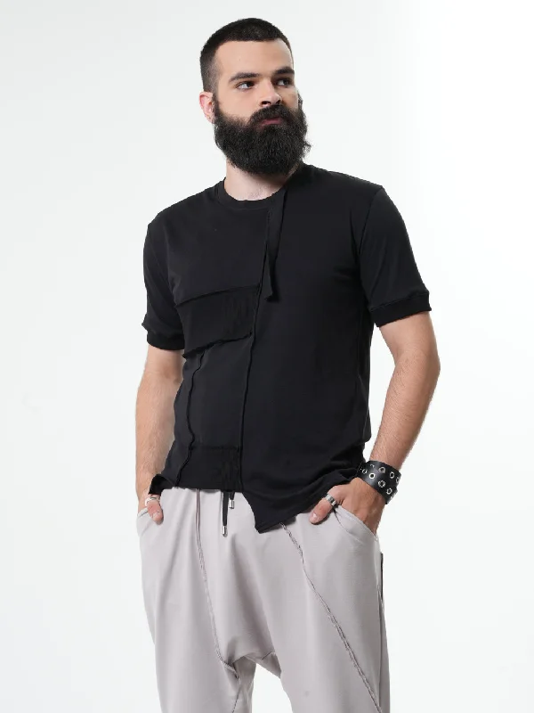 Discount Mania Asymmetric Tshirt for Men