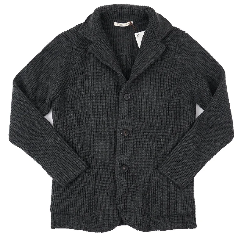 Weekend Discounts to Enjoy Maurizio Baldassari Knit Wool Sweater-Blazer