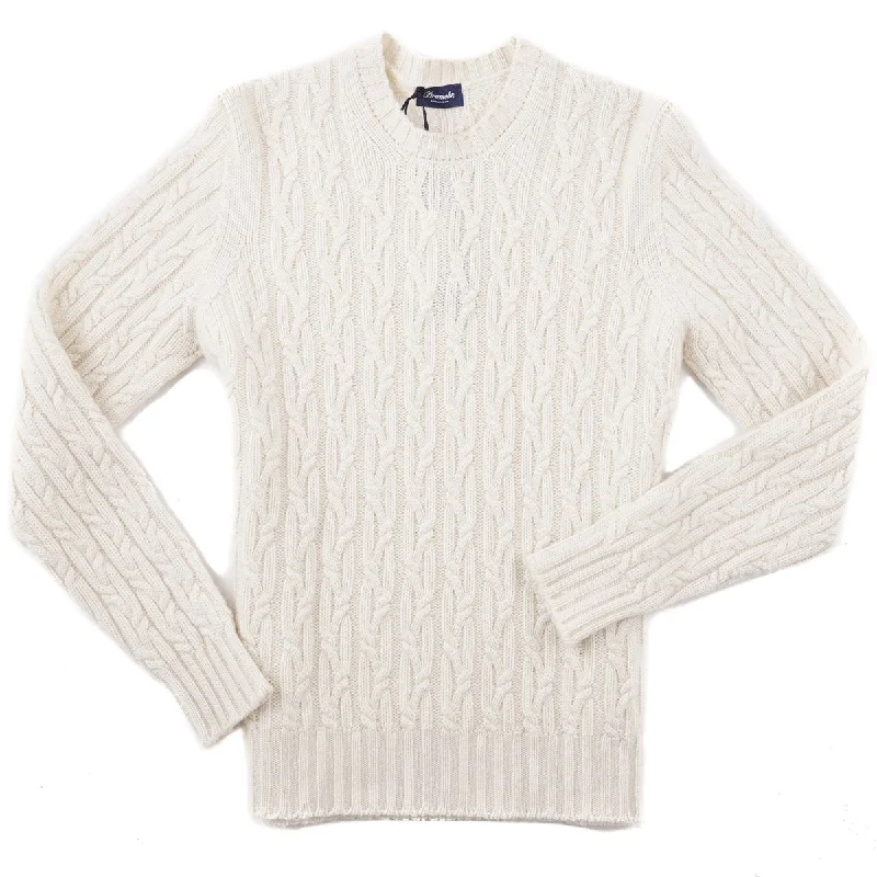New Arrival Drumohr Cable Knit Cashmere Sweater