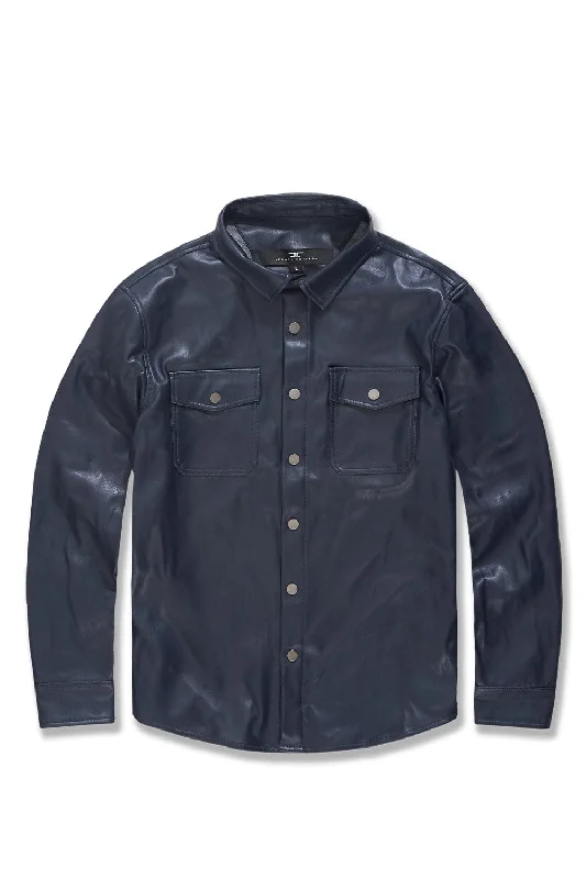 Special Price Thriller Button Up (Midnight Blue)