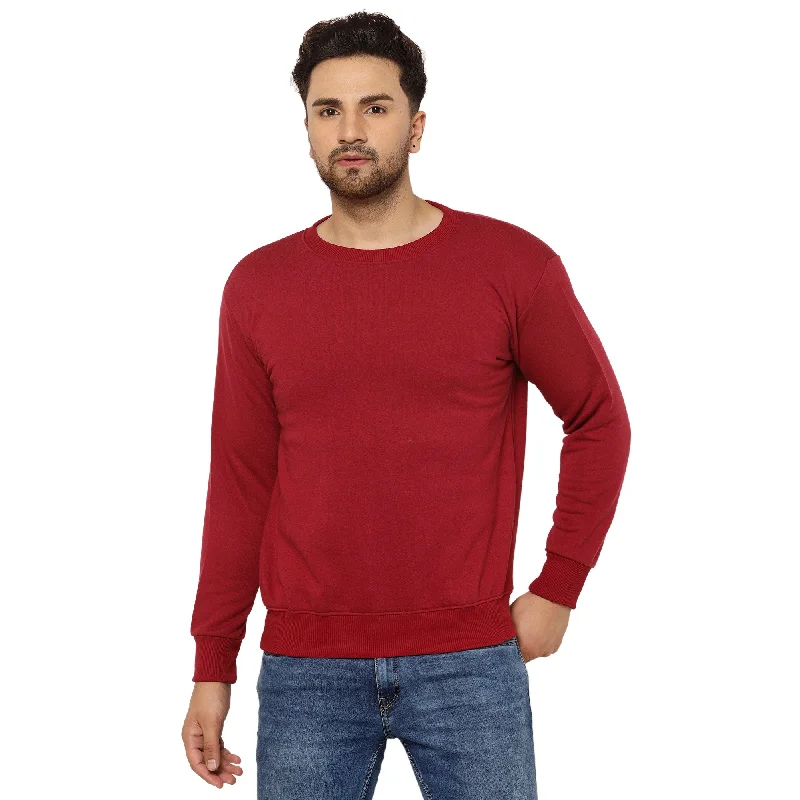 Final Offer Vimal Jonney Fleece Round Neck Sweatshirt for Men