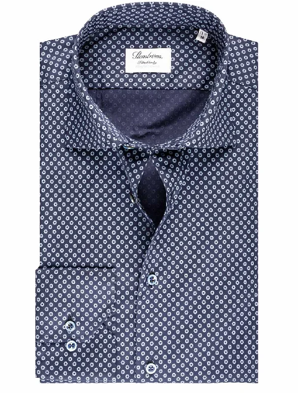 Final Offer Pinwheel Shirt Navy
