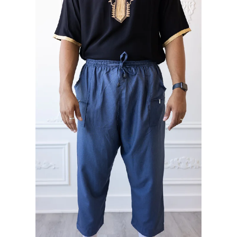 Steal Deal Sunnah Thobe Pants (Cobalt Blue)