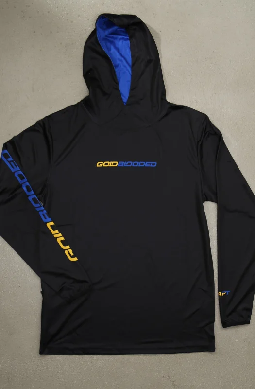 Stock Up and Save ADVANCE Gold Blooded RPM (Men's Black/Royal Hooded Shirt)
