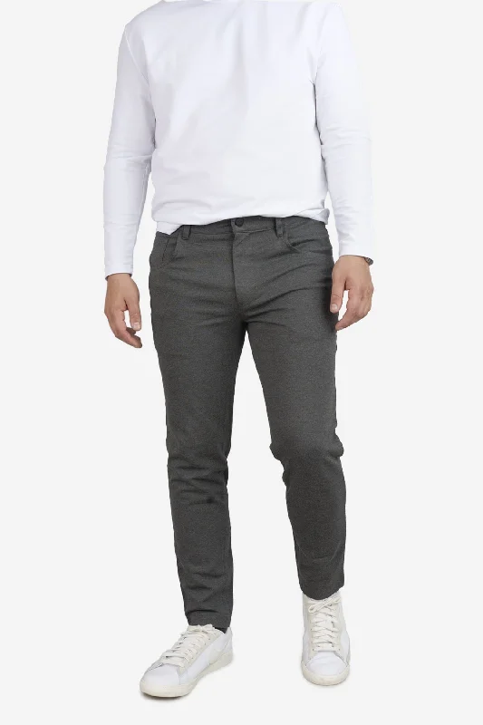Weekend Specials to Savor Mason Omni-Stretch Knit 5P Pants Charcoal