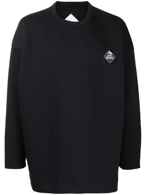 Massive Deal Patch-Detail Crew-Neck Sweatshirt