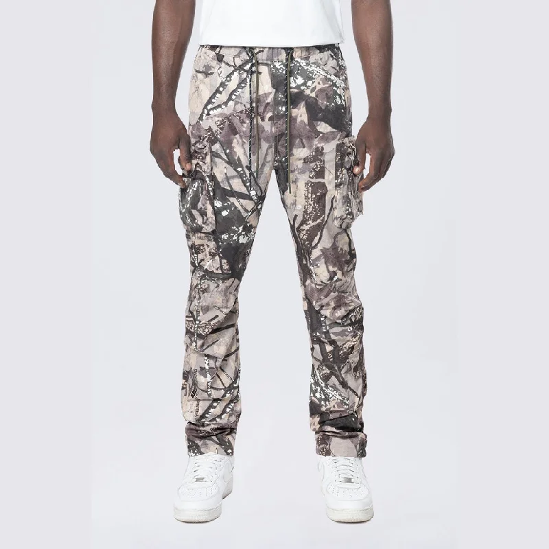 Stock Clearance Utility Windbreaker Pants - Olive Hunting Camo