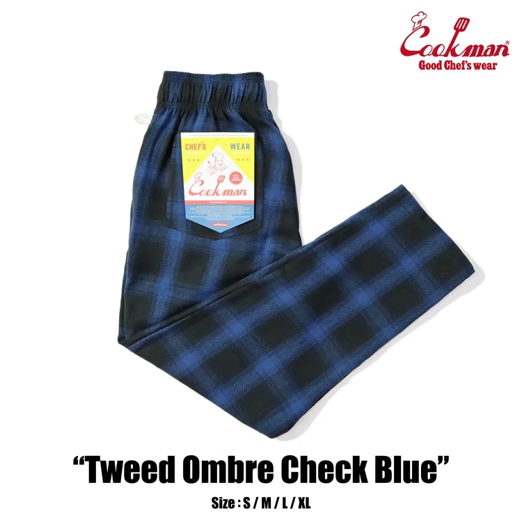 Weekend Deals That Wow Cookman Chef Pants - Tweed Ombre Check : Blue