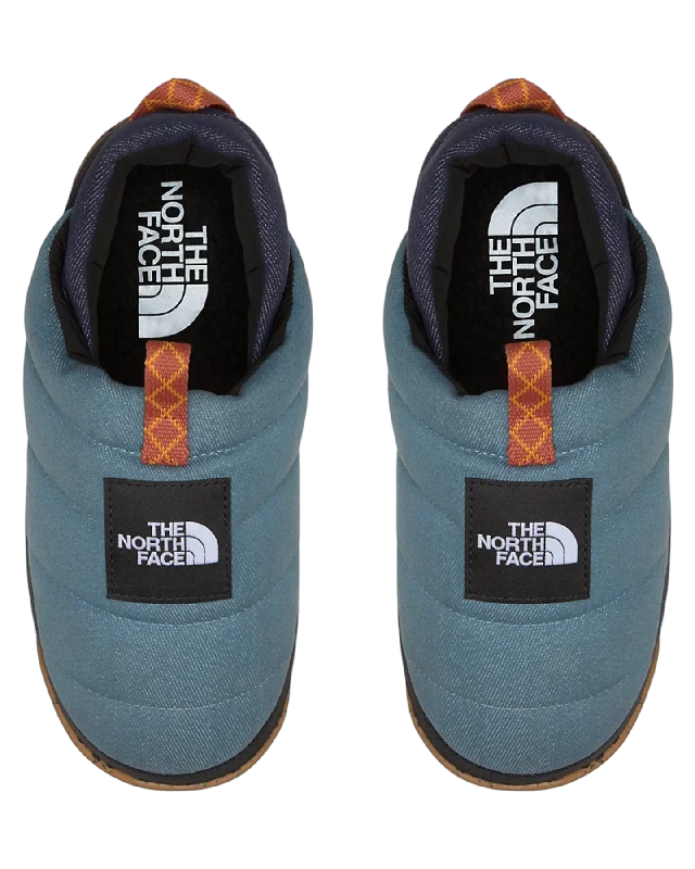 Limited Stock The North Face Women's Nuptse Mule Denim - Light Denim/Tnf Black