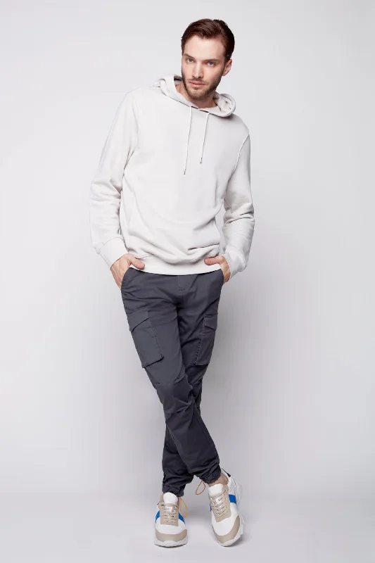 Weekend Deals to Make You Smile DEAN -  Slim Fit Cargo Chinos (Convertible Joggers) - Dark Grey