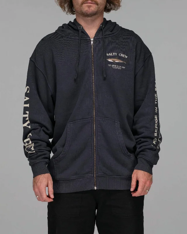 Buy More, Save More Bruce Vintage Zip Fleece - Pigment Black