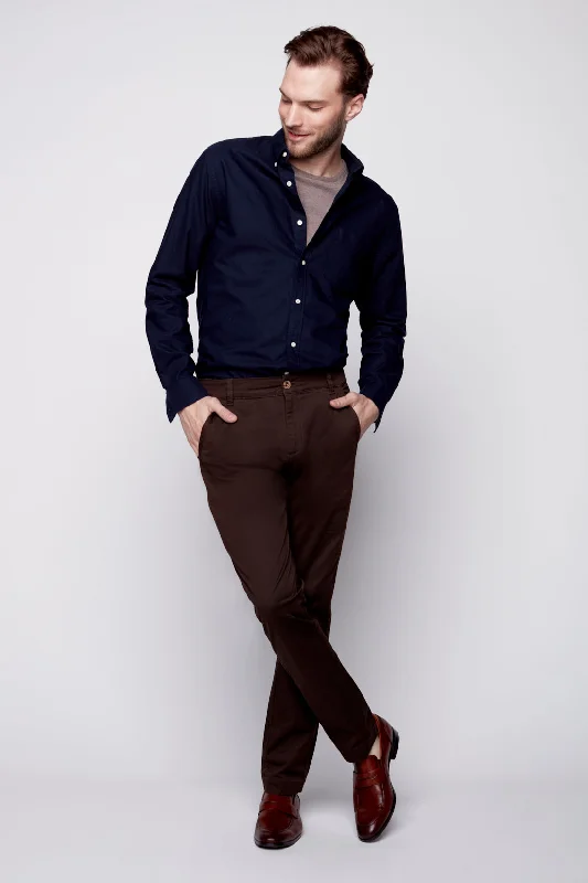 Hurry In MARLEY - Slim Fit Chinos - Brown