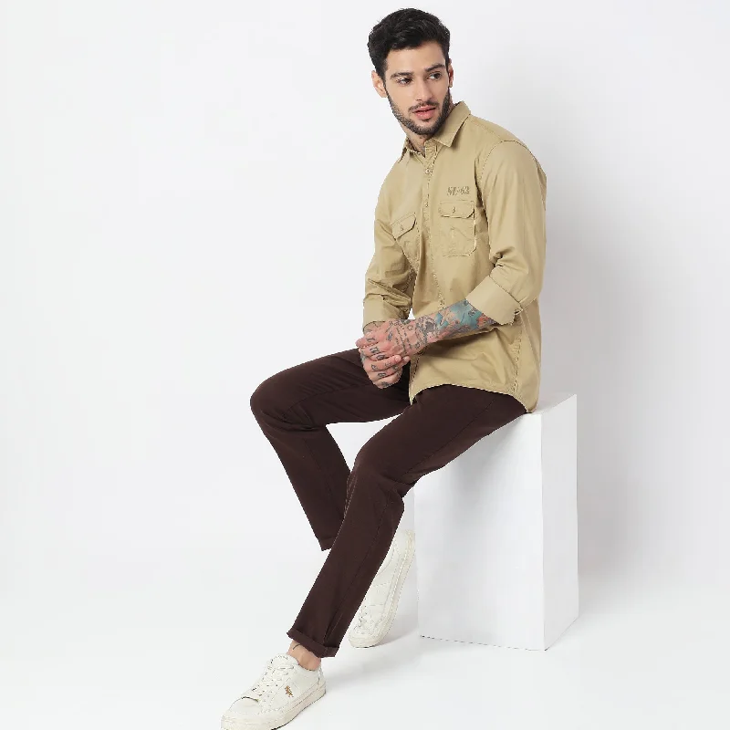 Stock Up and Save Style Union Original Explorer Shirt - Brand Exclusive - Pure Fine Cotton Twill - Slim Fit Solid Shirt