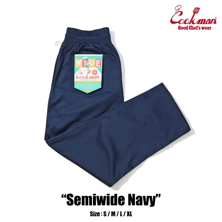 Clearance Event Cookman Chef Pants Semiwide : Navy