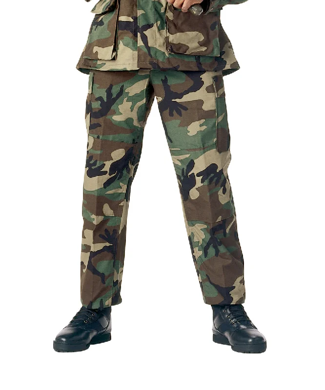 Weekend Deals That Excite Rothco Army Style BDU Cargo Pants - Woodland Camouflage