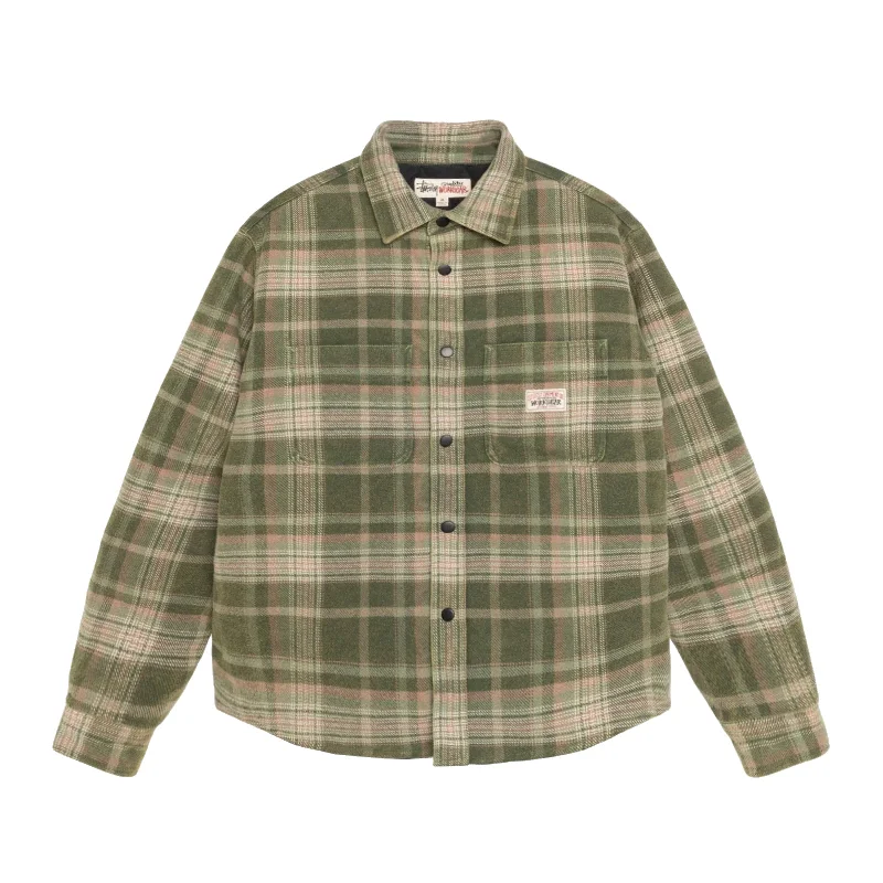 Make Your Weekend Count with Savings Heavy Washed Plaid Shirt