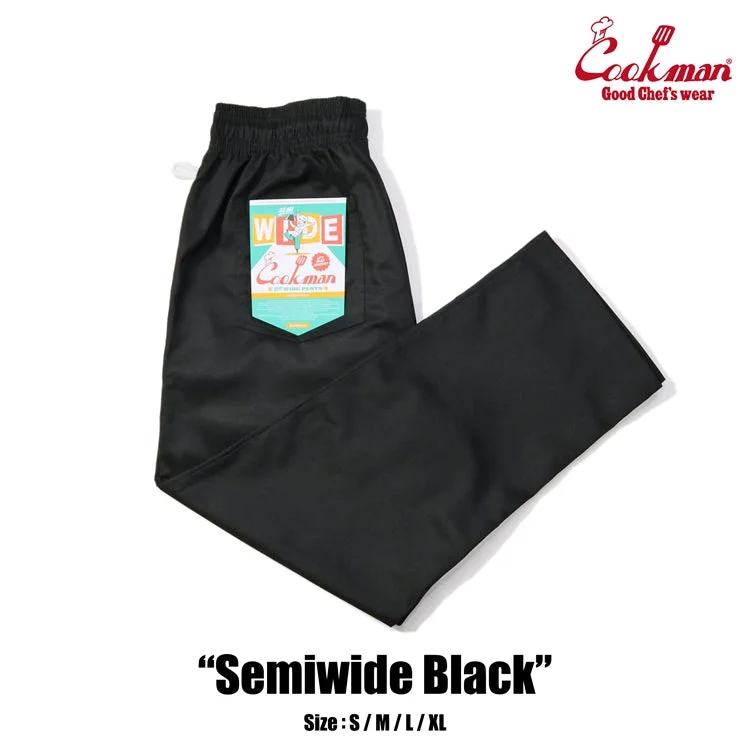 Price Reduction Cookman Chef Pants Semiwide : Black