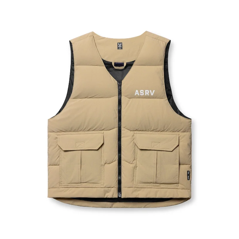 Cash Savings 0859. Ripstop Insulated Puffer Gilet - Khaki