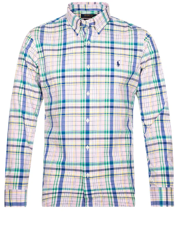 Weekend Price Cuts Galore Poplin Long Sleeve Sport Shirt Multi