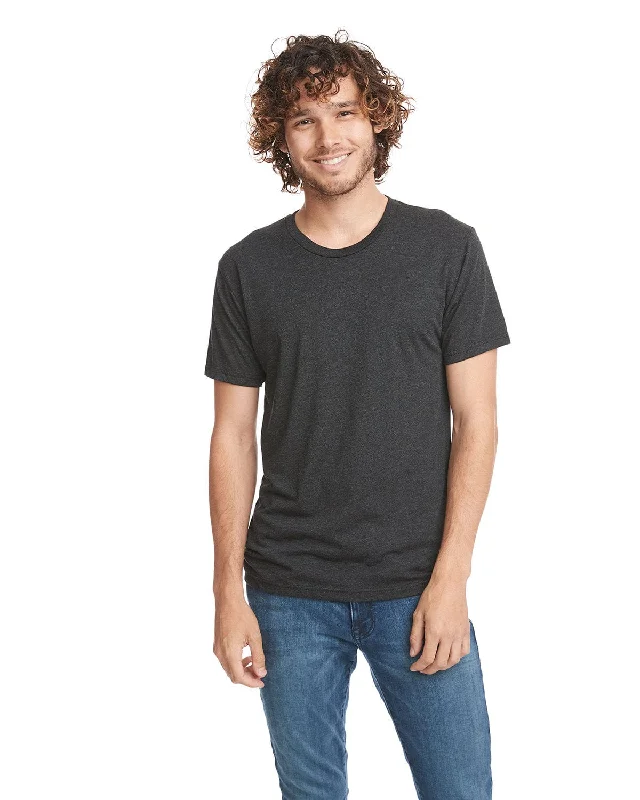 Act Now Next Level Mens Triblend Crew Tee | Vintage Black