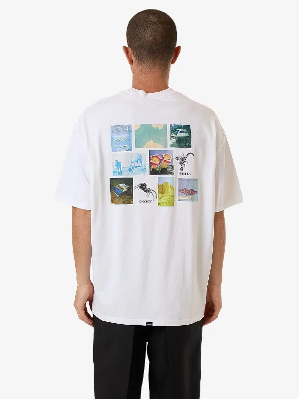 Today’s Special Thrills Energy Box Fit Oversize Tee - White
