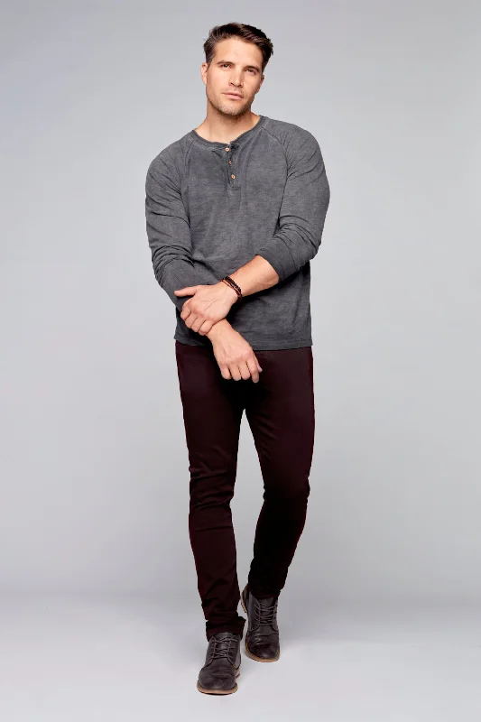 Weekend Savings Spree Deluxe 5 Pocket Slim Fit Pants - Wine