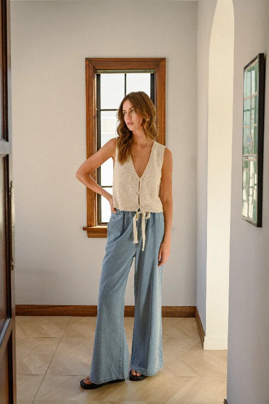 Huge Savings Wave Vest Cardigan