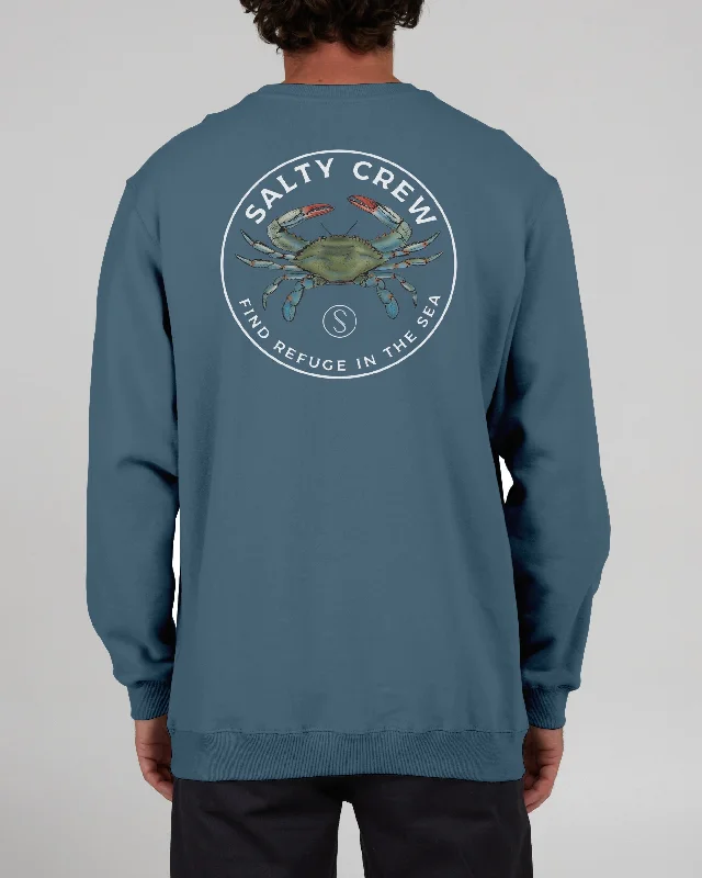Best Choice Blue Crabber Crew Fleece - Slate