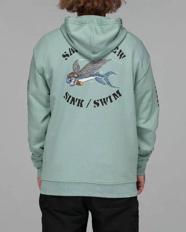Fantastic Deals Kamikaze Zip Fleece - Mackerel