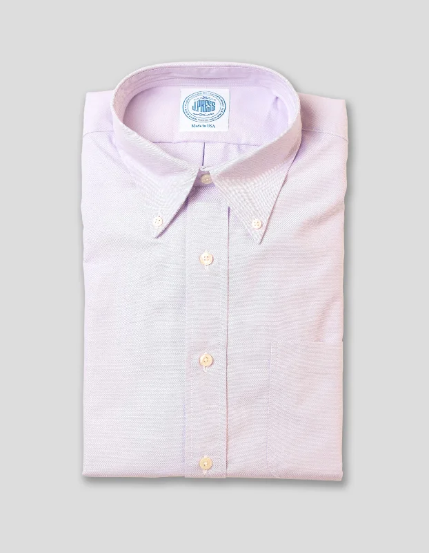 Exclusive Online Offer SOLID PURPLE OXFORD DRESS SHIRT