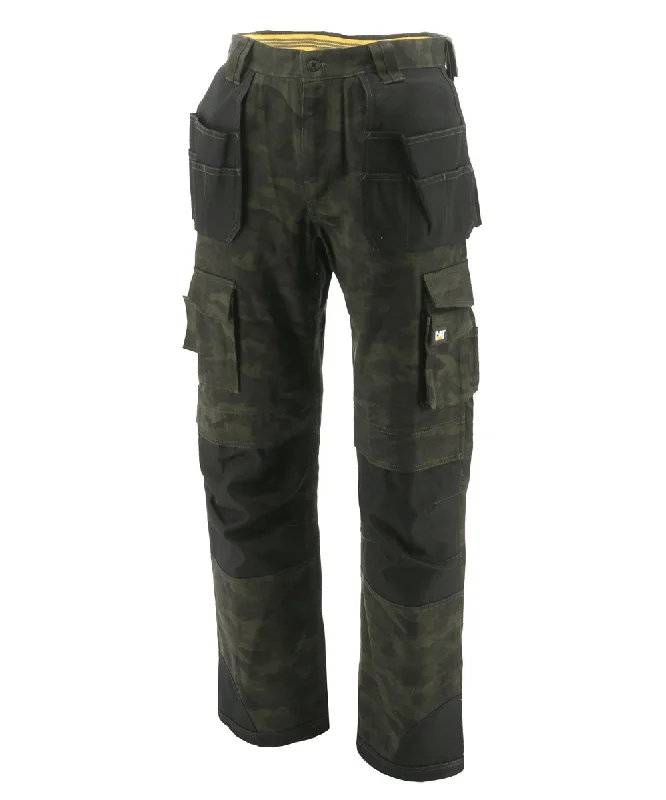 Savings Galore Caterpillar Trademark Trouser (with holster pockets) - Night Camo