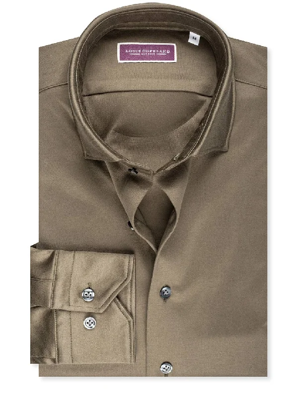 Limited Supply 4way Stretch Shirt Olive