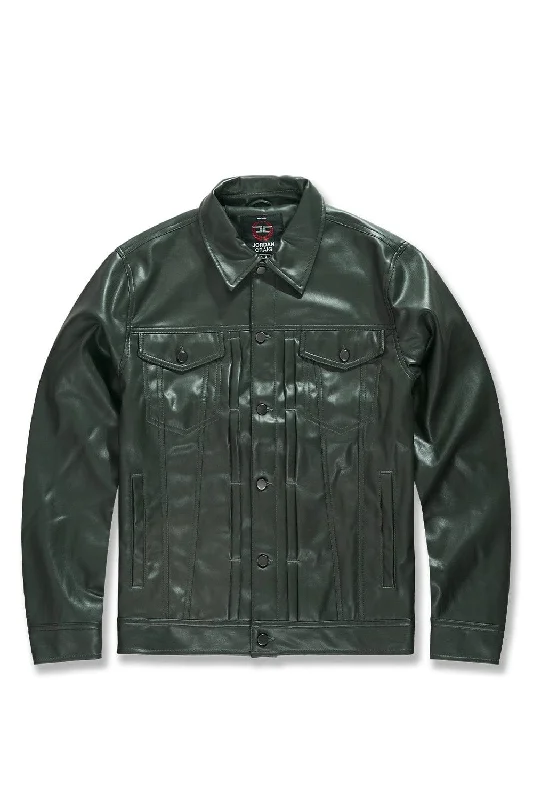 Price Reduction Thriller Trucker Jacket (Olive)