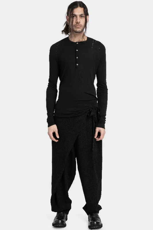 Weekend Bargains to Snag Lightweight wool / silk ls henley T-Shirt