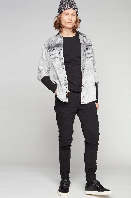 Clearance Event COHEN - 5 Pocket Cargo Jogger - Black