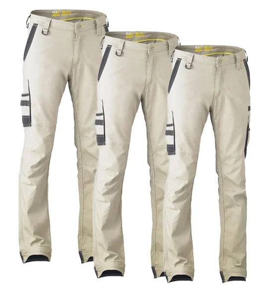 Early Access Bisley Flex & Move Stretch Cargo Utility Pants BPC6331-1 (Pack of 3)