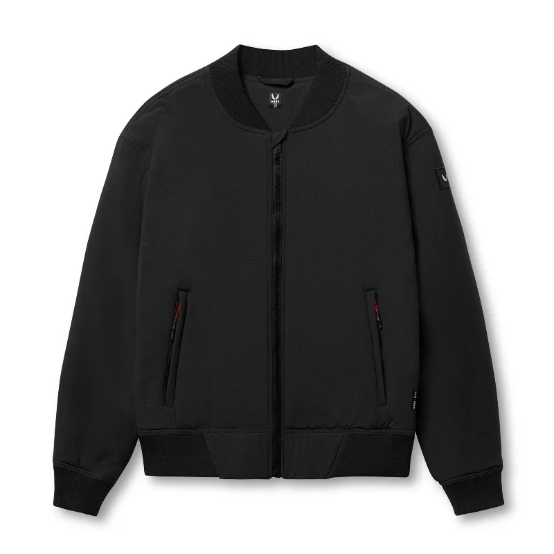 Can't Be Beat 0858. Ripstop Insulated Bomber Jacket - Black