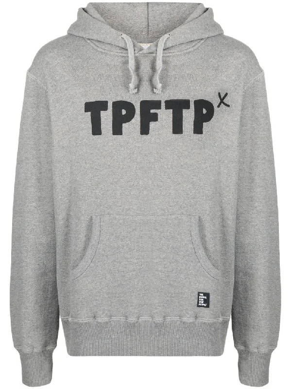 Weekend Specials to Savor Logo Print Drawstring Hoodie