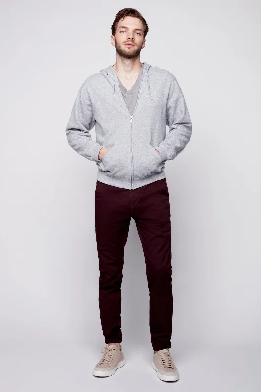Weekend Specials You Can't Miss ELTON -  Slim Fit Chinos (Convertible Joggers) - Wine