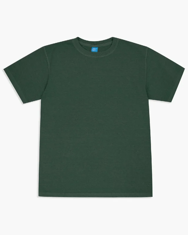 While Supplies Last Good On S/S Crew Tee - Pigment Dyed Dark Green