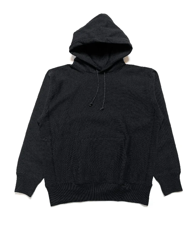 Early Bird Discount The Real McCoy's MC20113 Heavyweight Hooded Sweatshirt Black