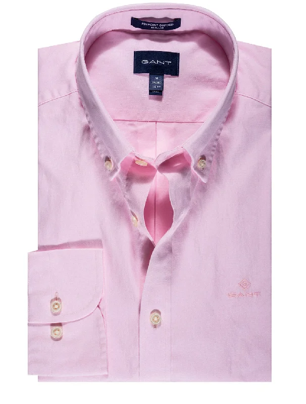 One-DAY Sale Regular Fit Pinpoint Oxford Shirt California Pink