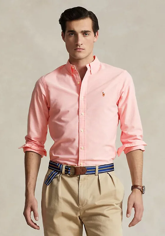 Today's Deal Ralph Lauren Slim Fit Oxford Shirt, Pink