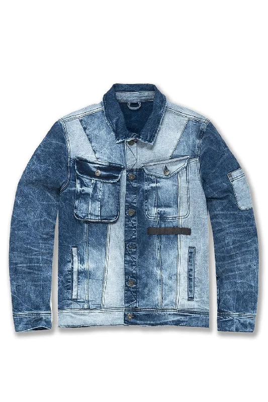 Early Access Fort Greene Denim Trucker Jacket (Tonal Blue)