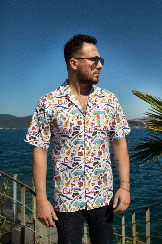 Weekend Specials to Enjoy The HAVANA Men's Cuba Print Shirt
